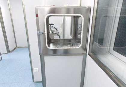 不锈钢传递窗施工案例