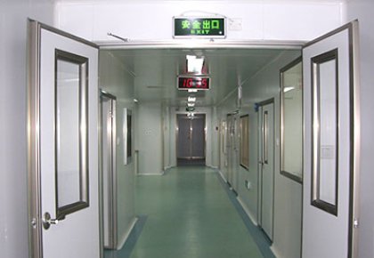 净化彩钢板门窗制作施工案例